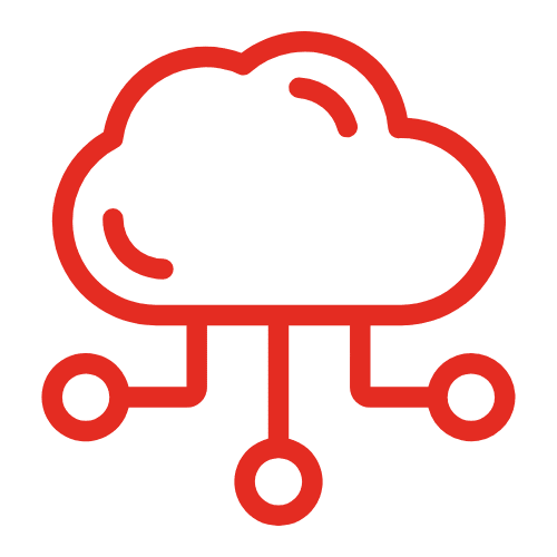 Cloud software logo.