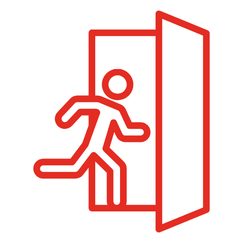 Fire Exit logo.