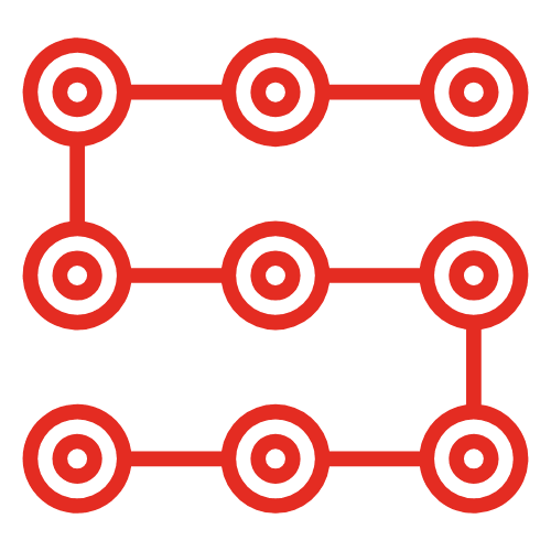 Connecting the dots logo.
