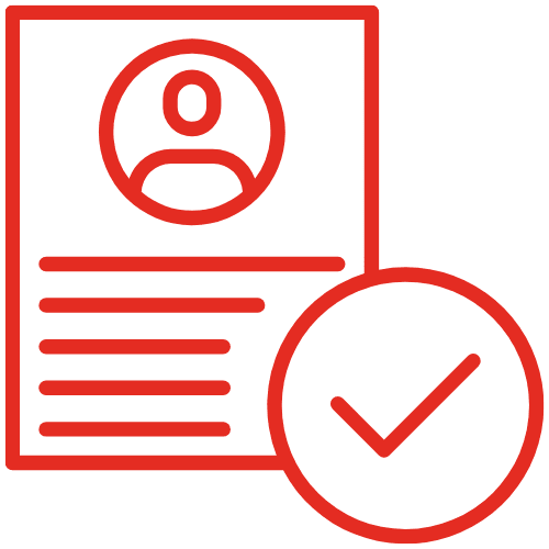 Completed certification acceptance logo.