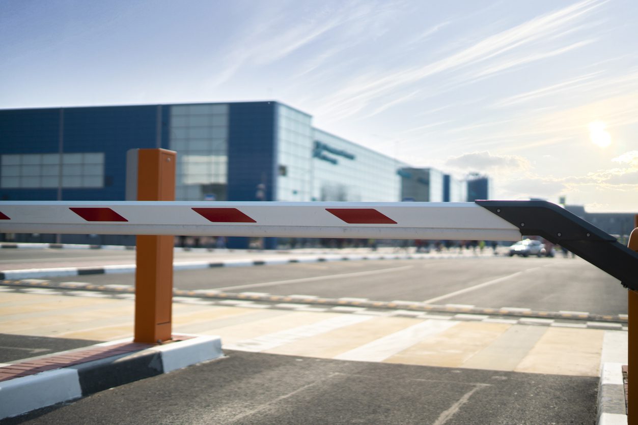 Road Car Gate Barrier, Safety Entrance Pass