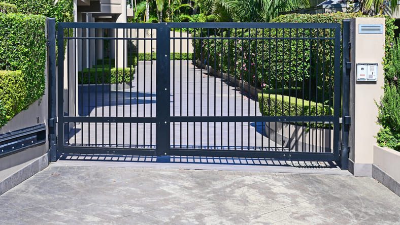 Bespoke security gates designed and installed by EA-RS Group