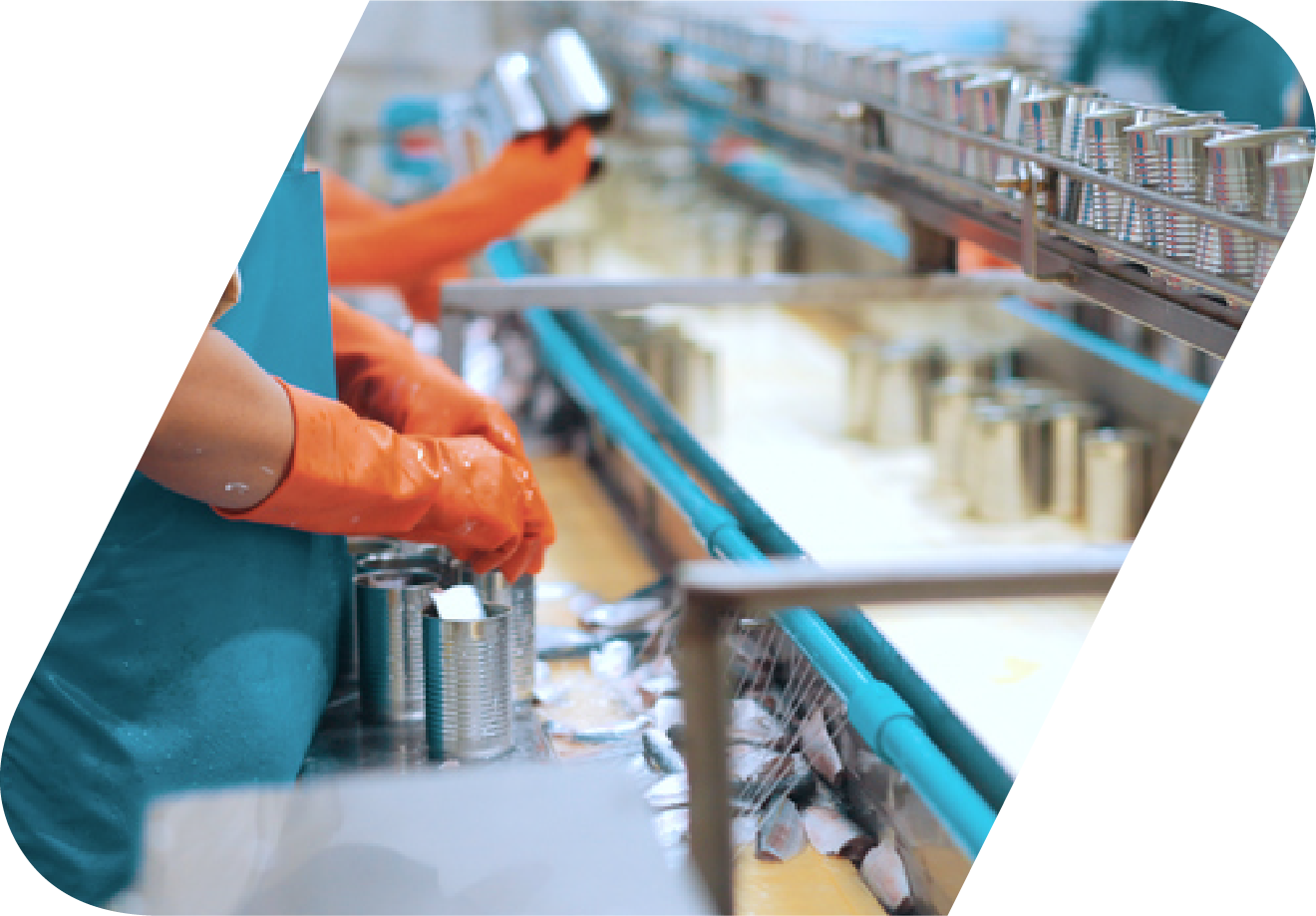 Food production facility protected by EA-RS fire safety systems