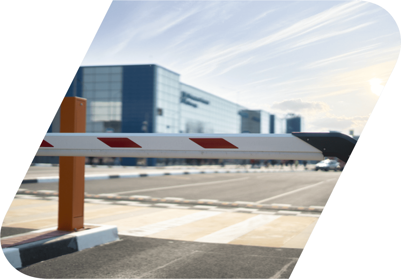 Security barrier installation at commercial premises by EA-RS Group