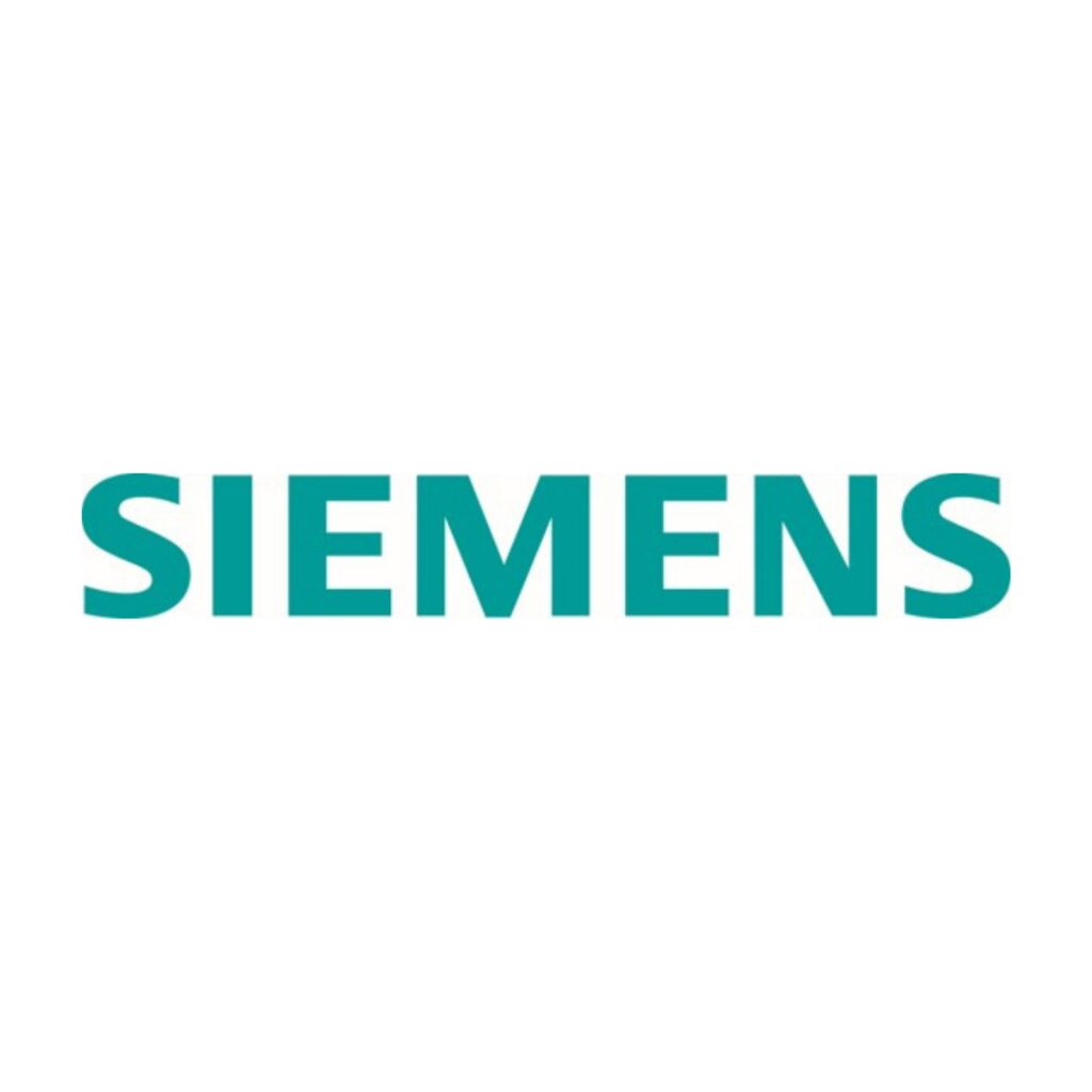 Siemens logo.