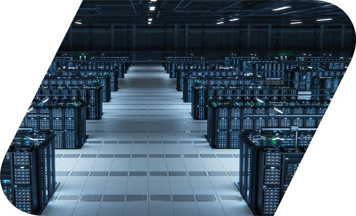 Server room and data centre infrastructure protected by EA-RS fire safety and suppression systems