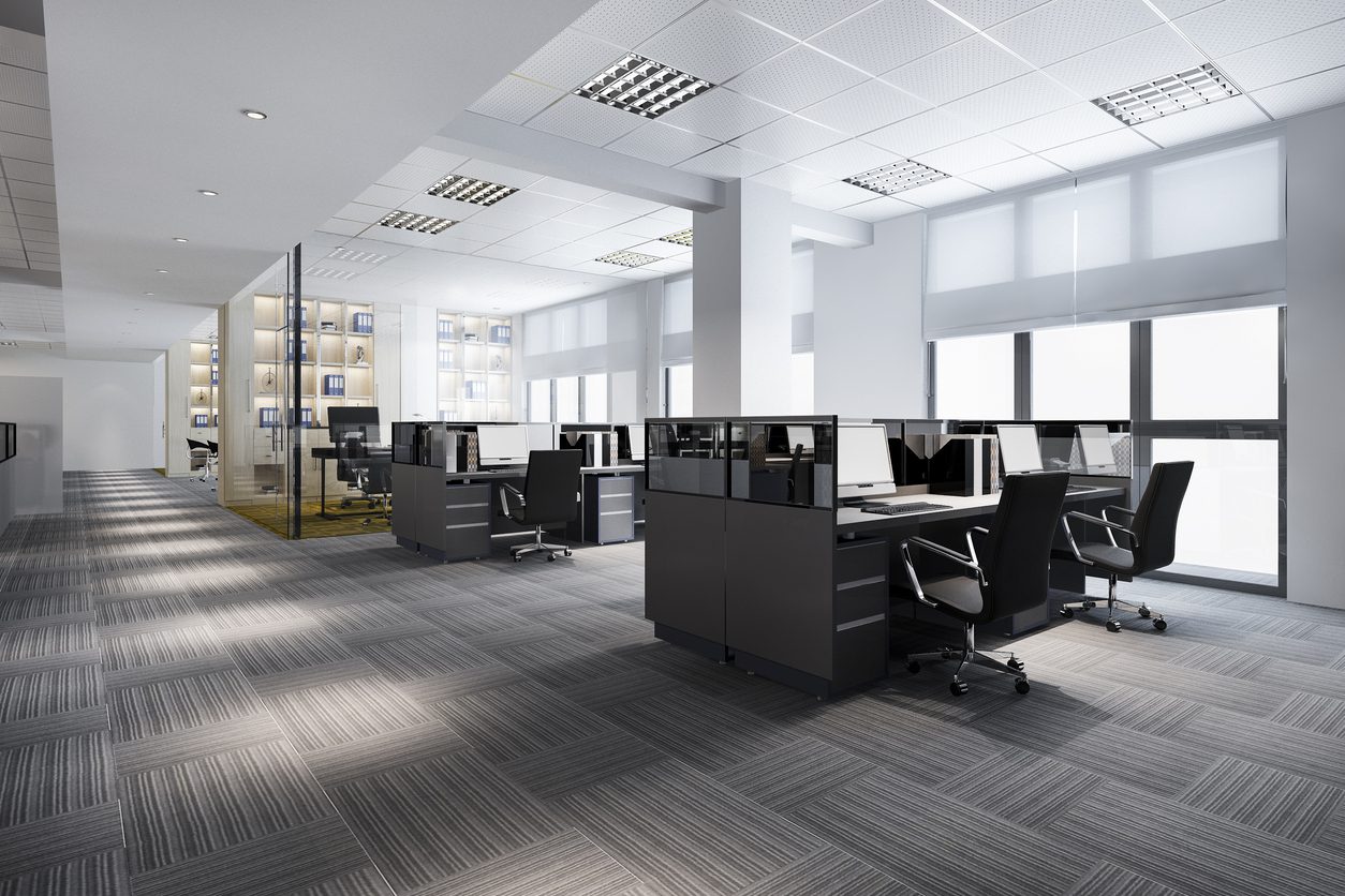 3d Rendering Business Meeting And Working Room On Office Building