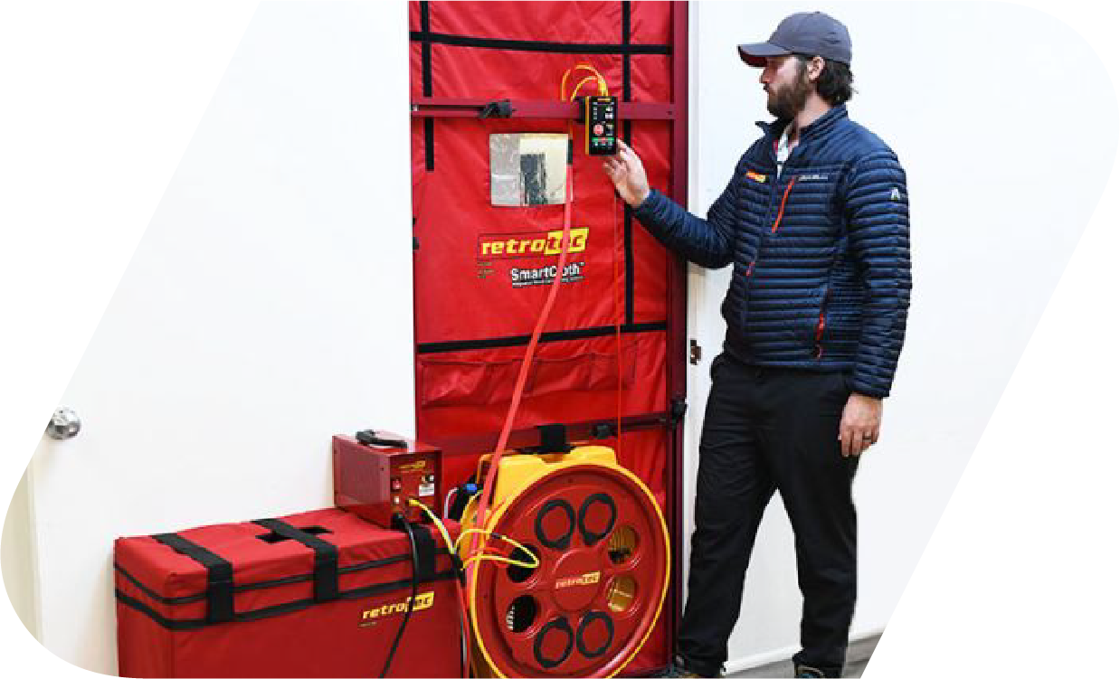 Enclosure integrity testing for gas suppression systems by EA-RS Group