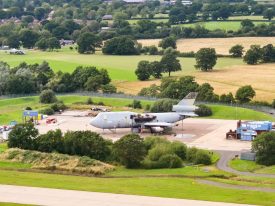 Simulator Aircraft For Fire Service Training At Gatwick Airport