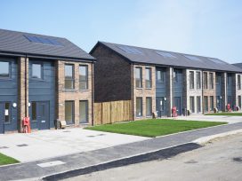 New Housing Development Building Houses For Increased Demand For Buyers