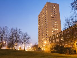 1960s Tower Block In Birmingham UK