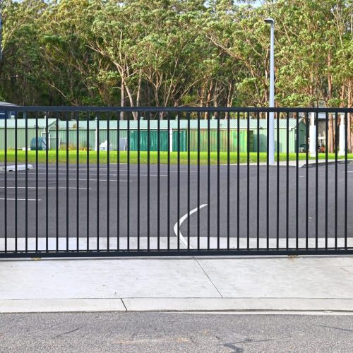 Gate automation system installed at commercial premises by EA-RS