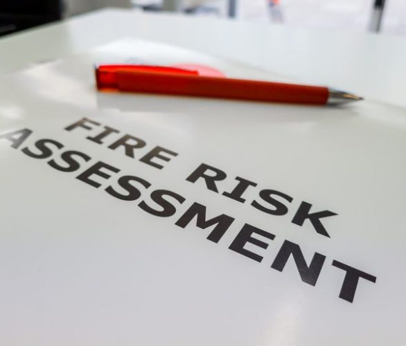 A File Containing A Fire Risk Assessment.